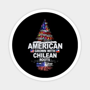 Christmas Tree  American Grown With Chilean Roots - Gift for Chilean From Chile Magnet